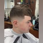 Mid skin fade haircut